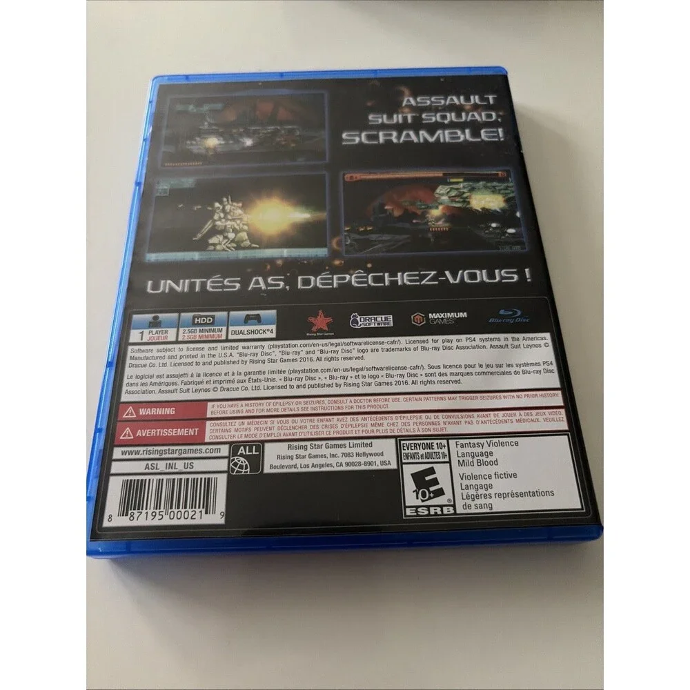 Assault Suit Leynos (Sony PlayStation 4, 2016)